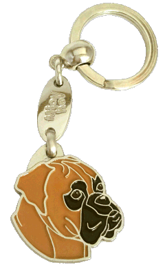BOXER FAWN <br> (keyring, engraving included)